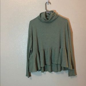 F21 Ribbed high low top